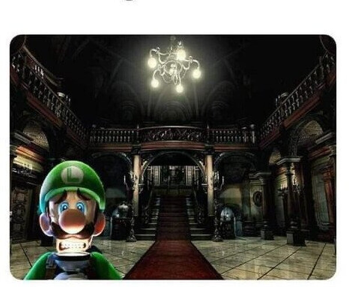 Luigi se ha metido en la mansión equivocada