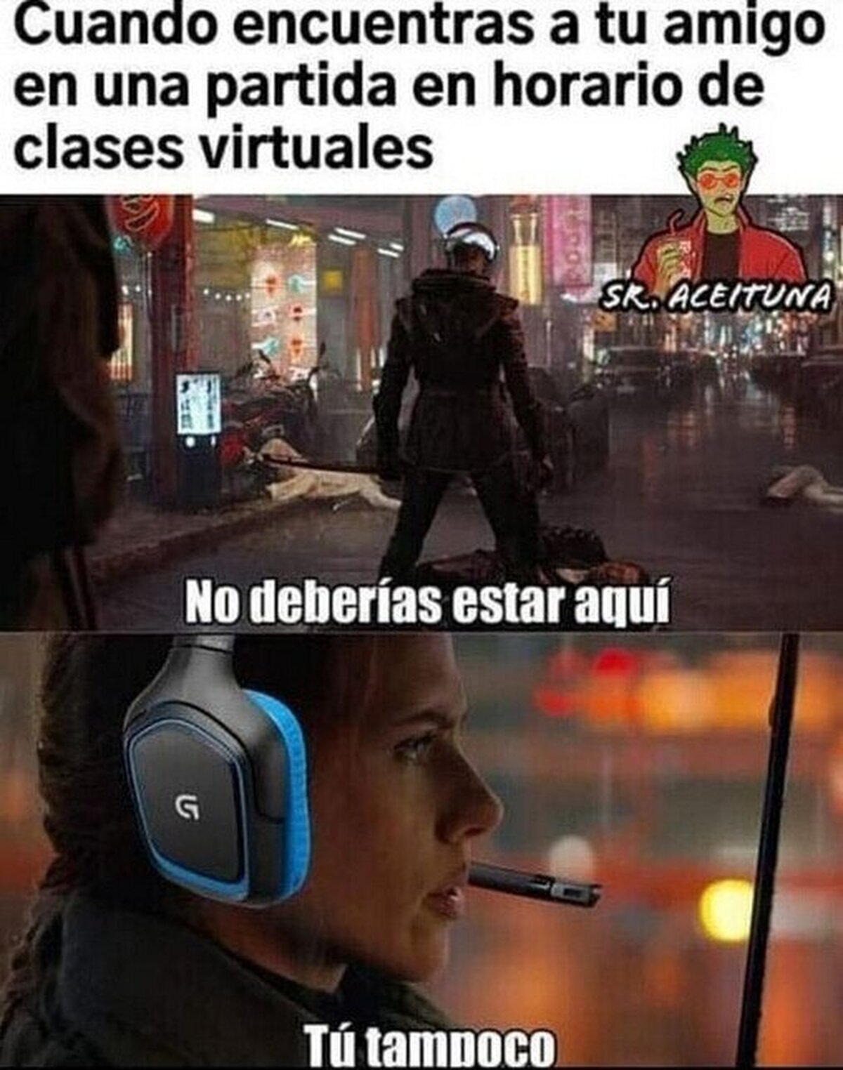 No deberías estar aquí