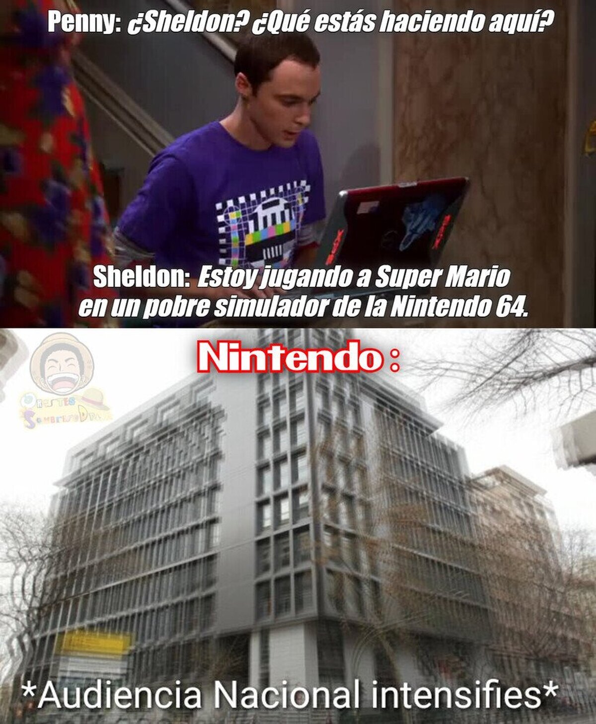 Sheldon Cooper vs los abogados de Nintendo