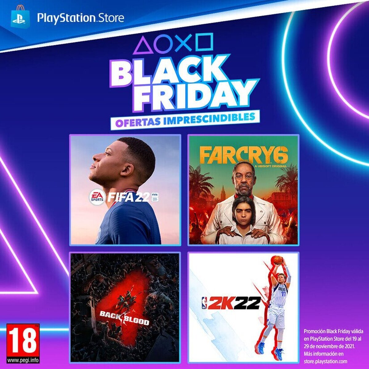 Black Friday llega a PlayStation con contenidos para todos los jugadores de PlayStation 4 y PlayStation5 a través de PlayStationStore y tiendas habituales