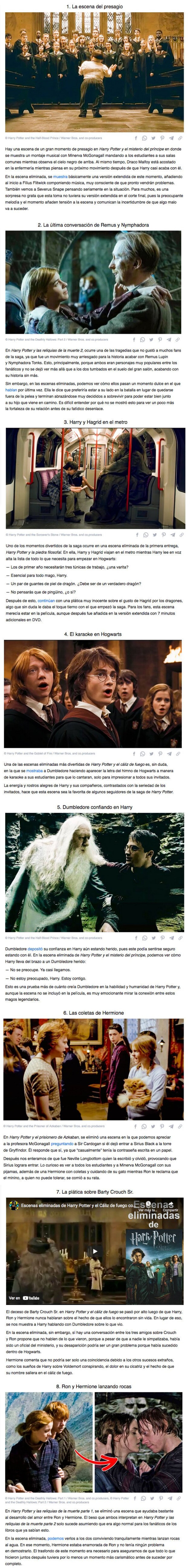 GALERÍA: 8 Momentos de “Harry Potter” que valía la pena ver, pero fueron siendo eliminados de la saga