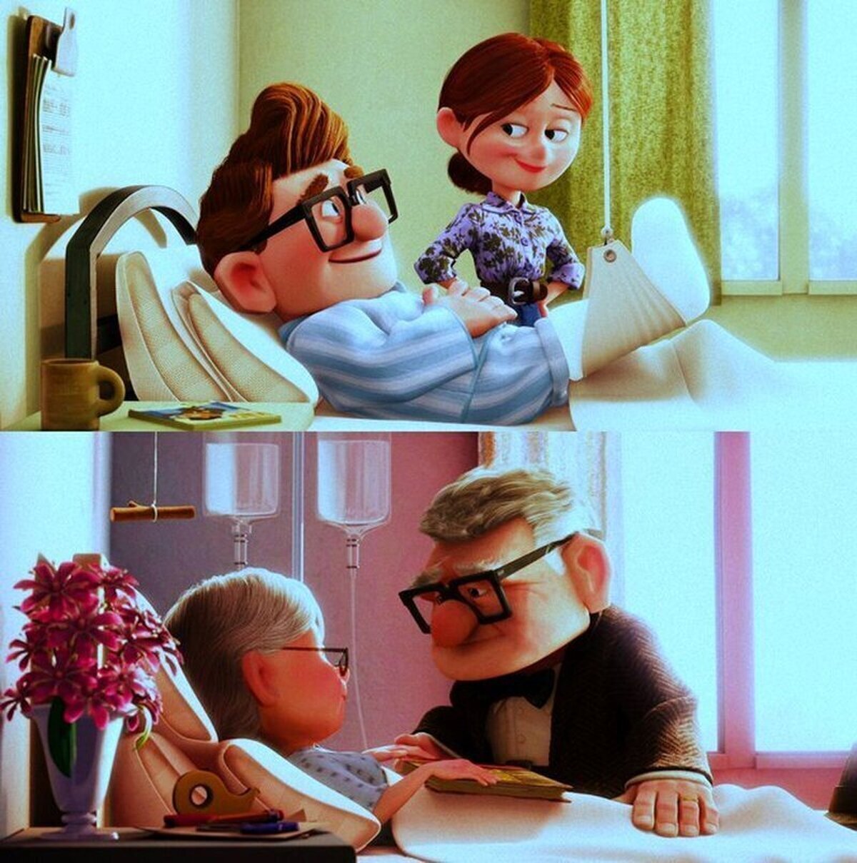 “Gracias por esta bella aventura, ahora te toca vivir una nueva. Te quiero, Ellie”  