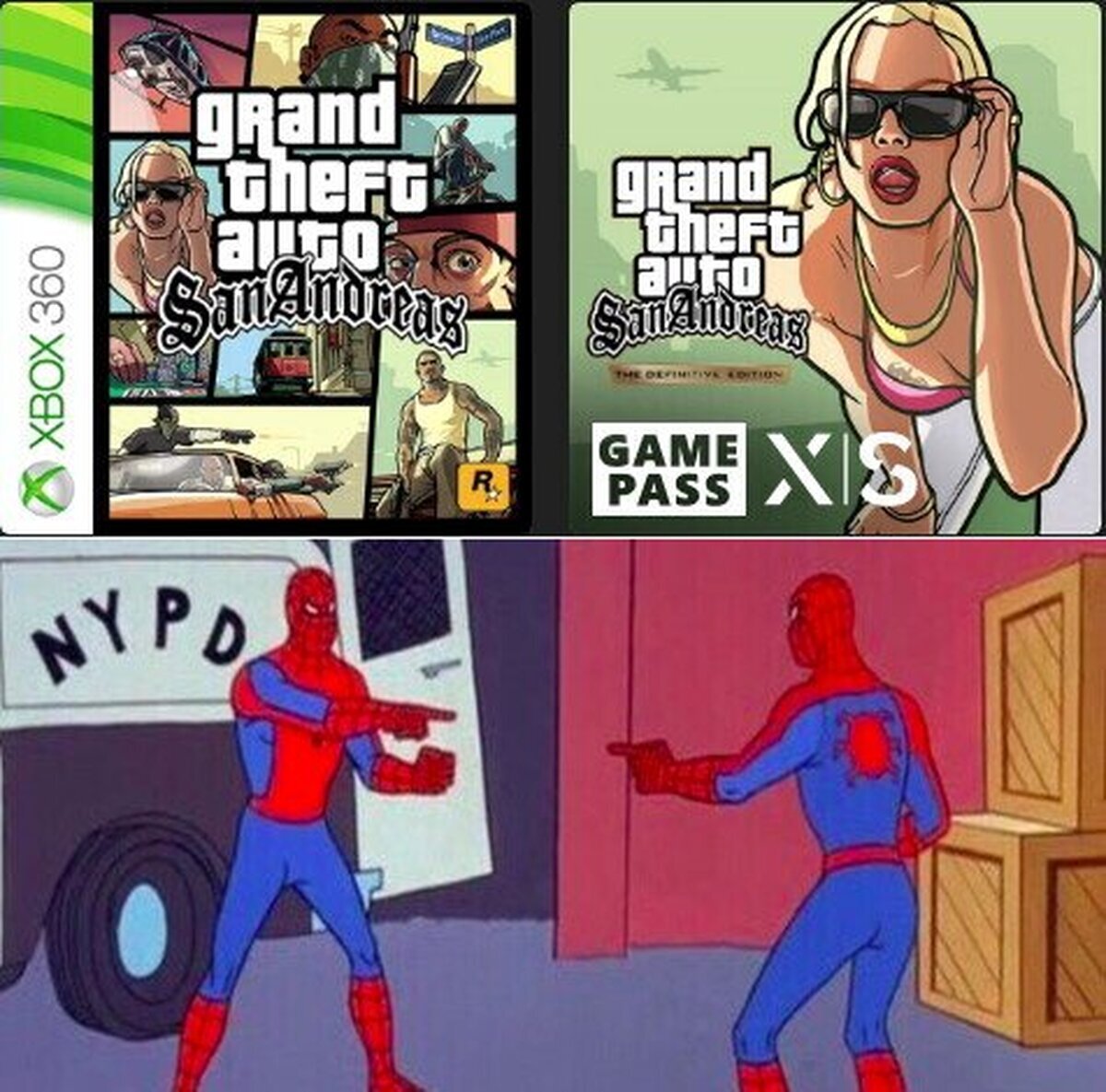 Cuando los San Andreas se encuentran en mi librería Xbox