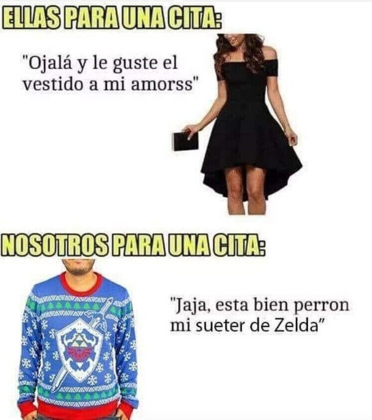 El  jersey navideño nunca falla