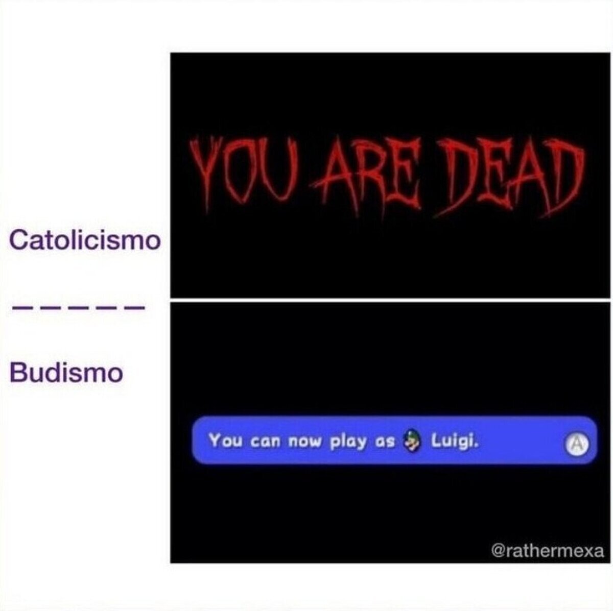Cosas de religión explicadas con videojuegos.