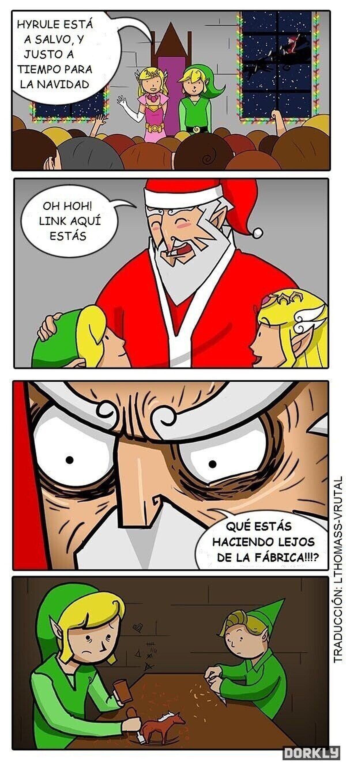Está equivocado Santa, él no es uno de sus elfos