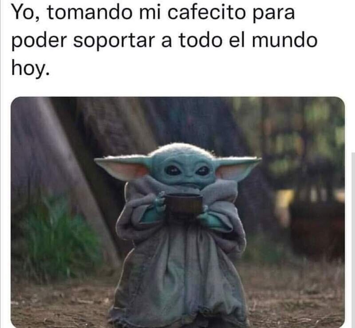 Buenos días y arriba el café  