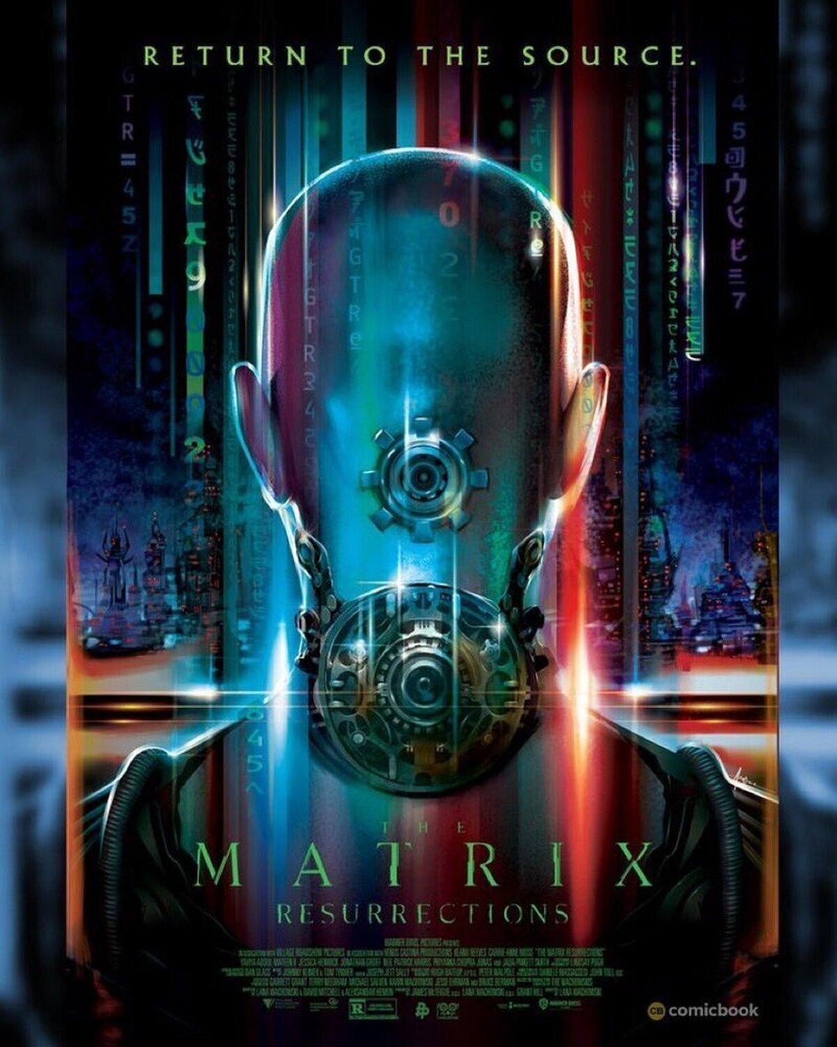 Wow!!!! Menudo nuevo póster de #TheMatrixResurrections 