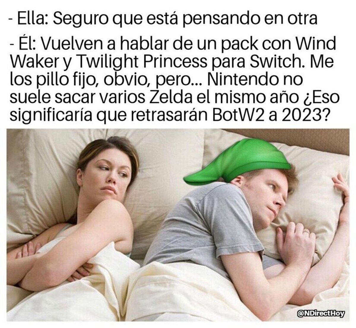 Lo de Zelda 10 días seguidos en tendencias