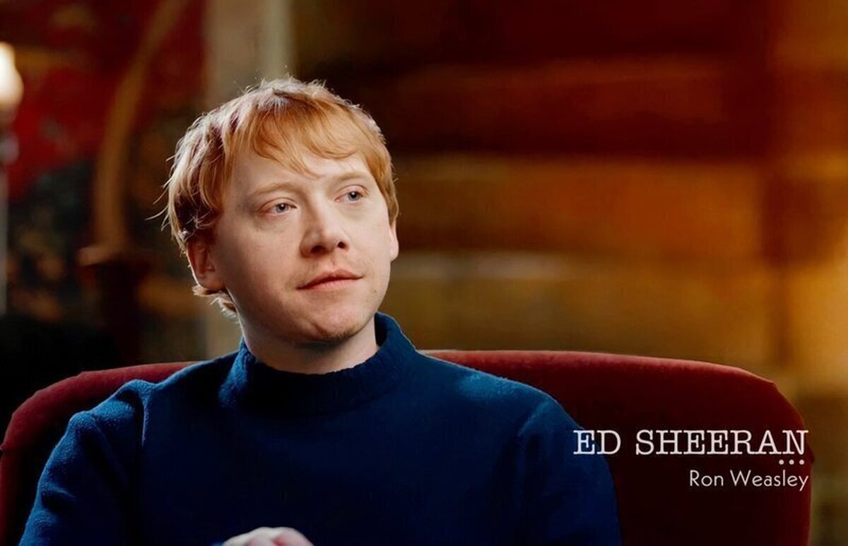 El cameo de Ed Sheeran fue de lo mejor de el reencuentro de Harry Potter