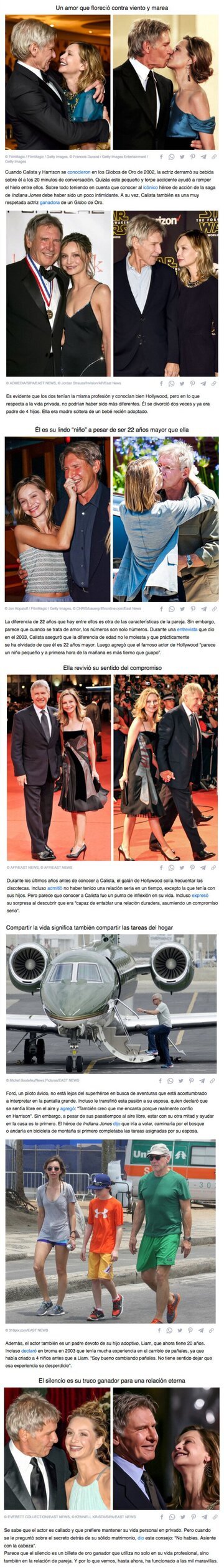 calista flockhart harrison ford boda