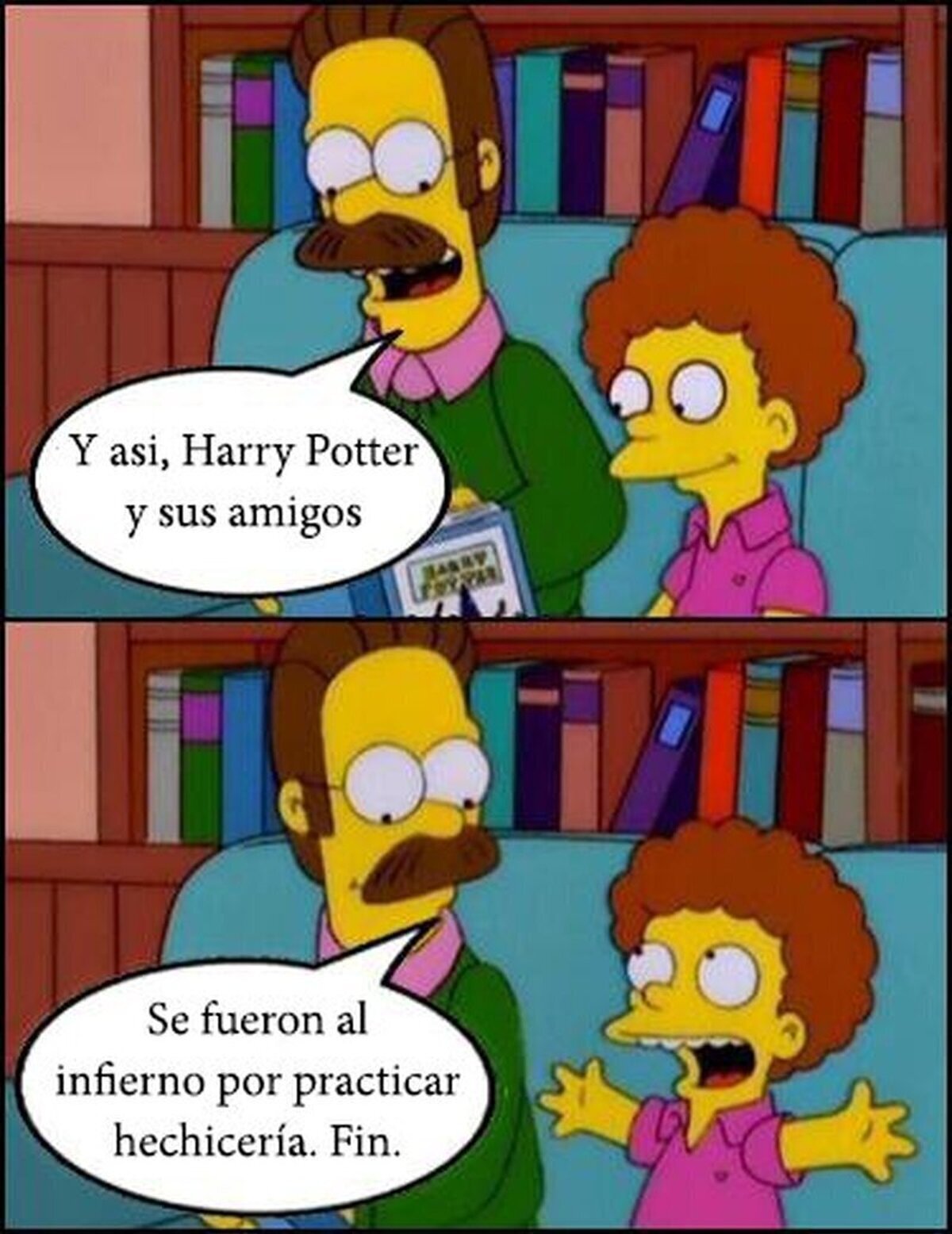 El final de la saga Harry Potter según Ned Flanders