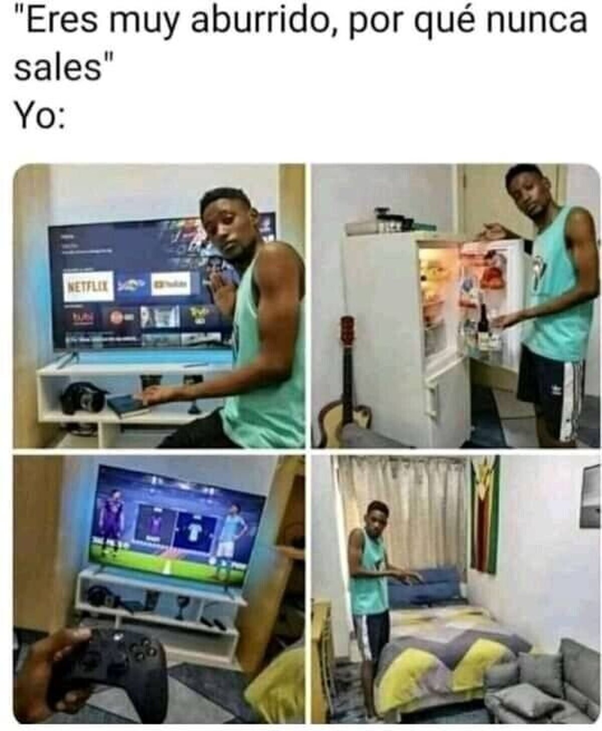 Se está muy bien en casa 