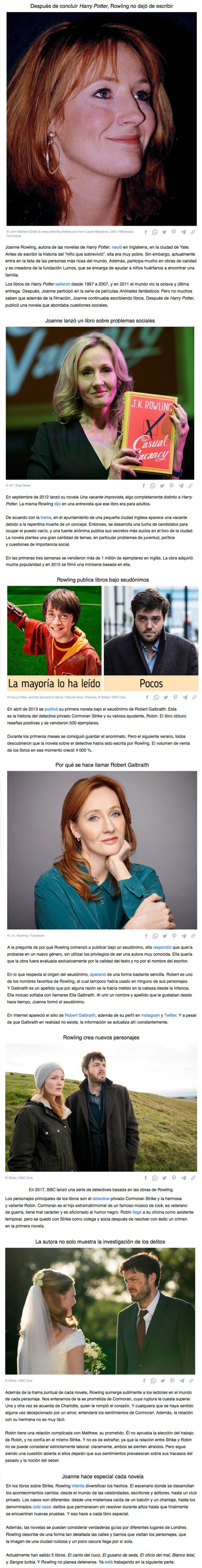 GALERÍA: Por qué J. K. Rowling se cambió de nombre (y qué serie de libros, tan buenos como los de Harry Potter, escribió)