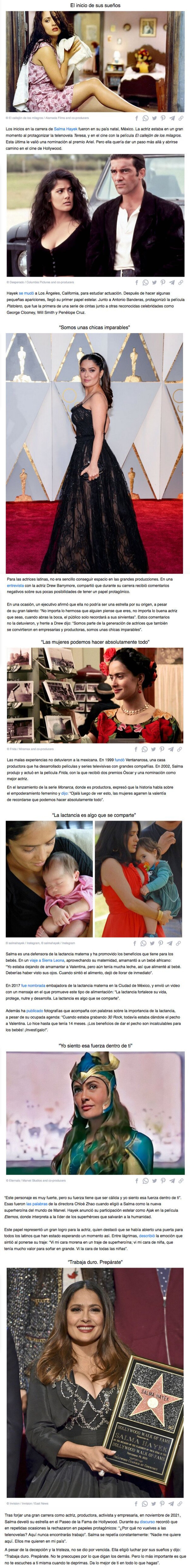 GALERÍA: La historia de cómo Salma Hayek luchó sin descanso por sus sueños