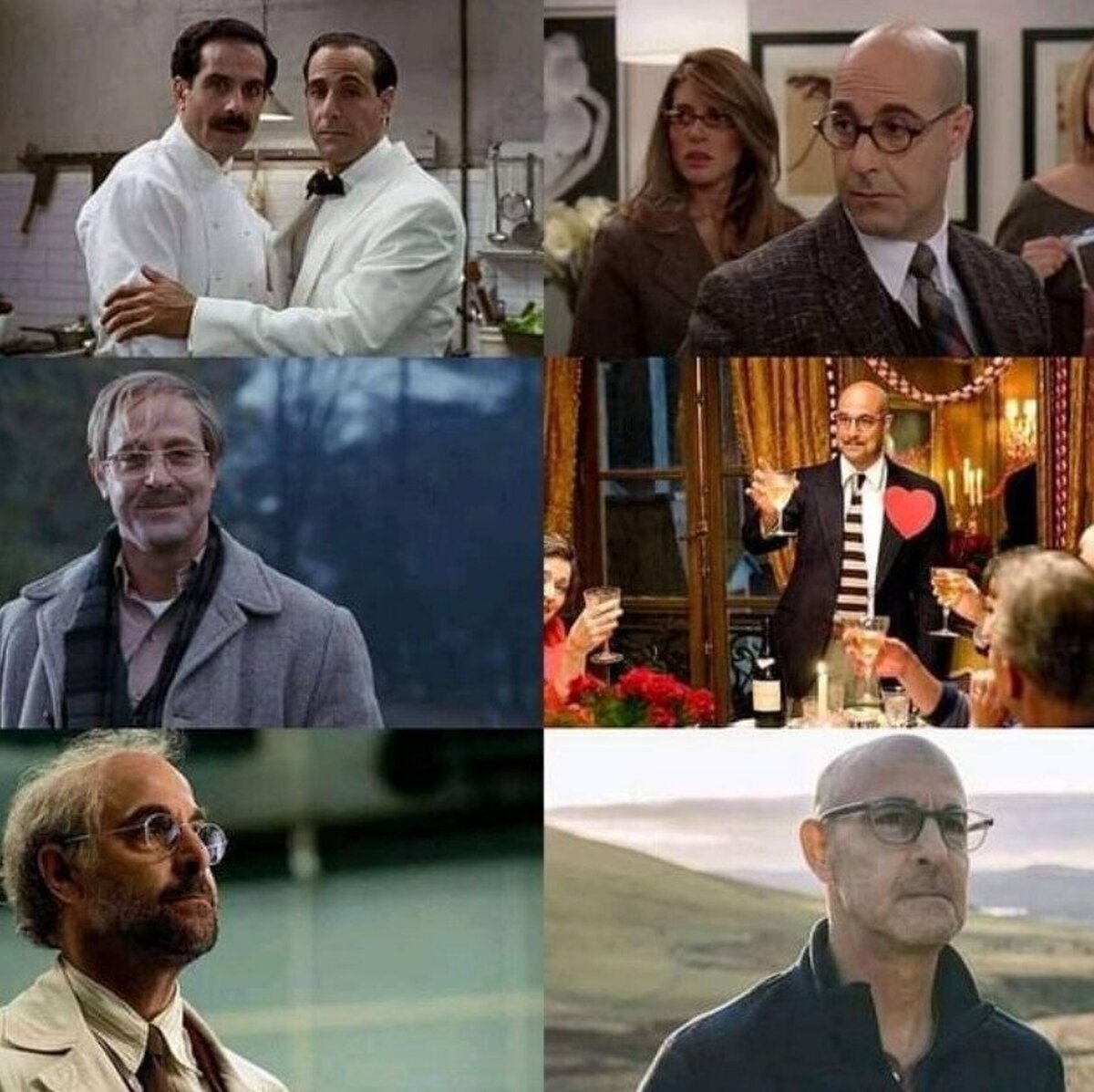 Stanley Tucci El actor secundario que roba el plano al protagonista sin esfuerzo