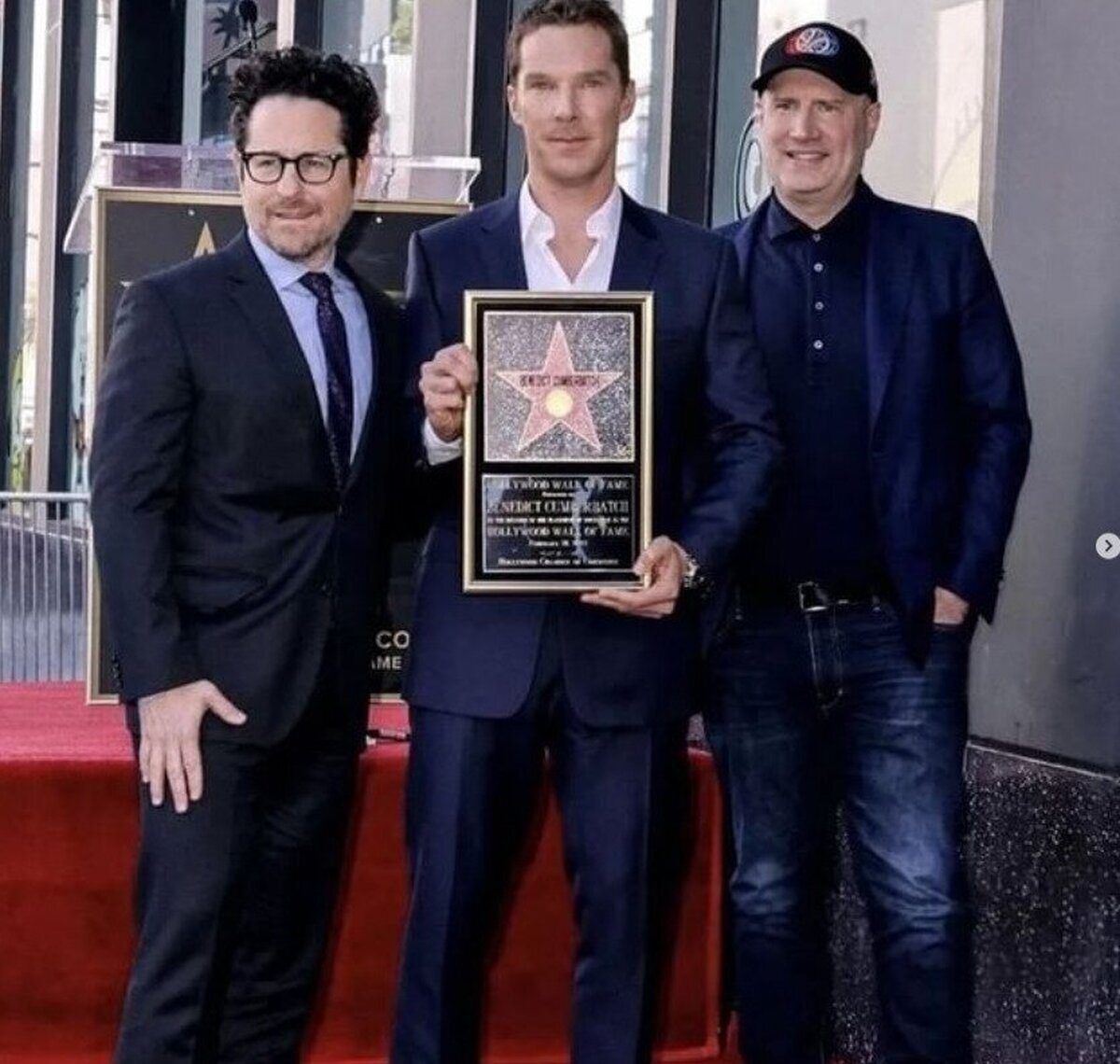 Benedict Cumberbatch recibió su estrella en el Paseo de la Fama en Hollywood 