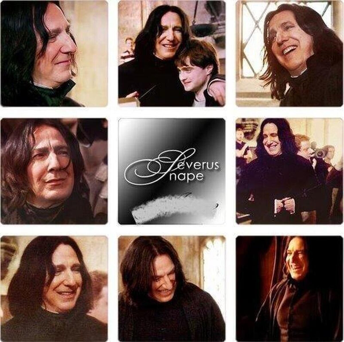 Imágenes nunca vistas, Severus Snape... ¡Riéndose!