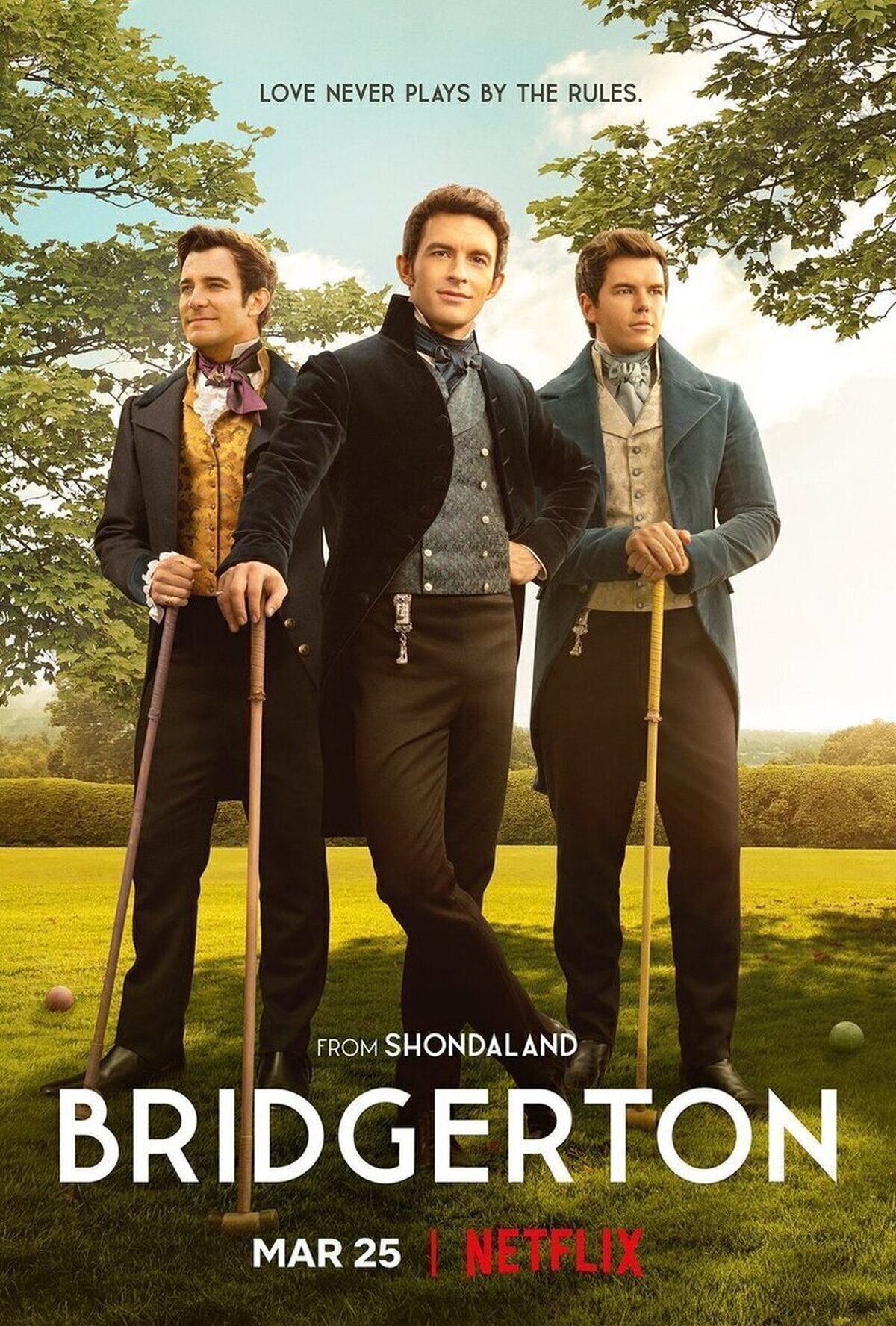Nuevo póster de la temporada 2 de #LosBridgerton