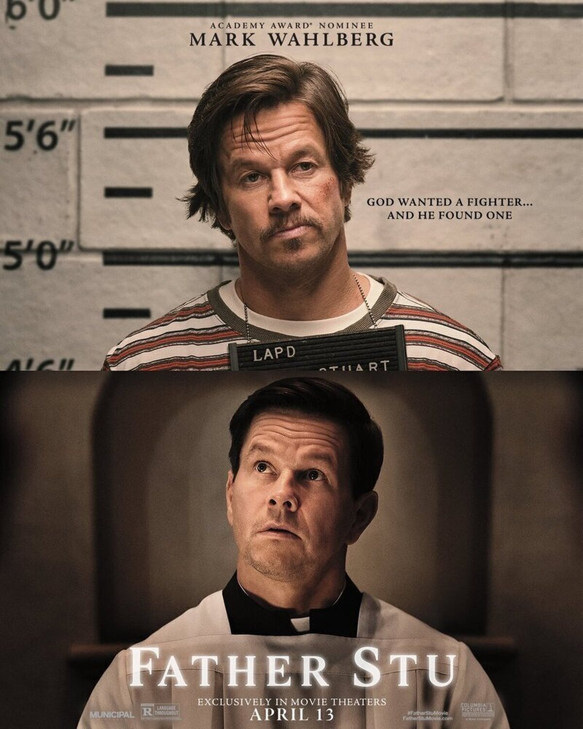 Lo siguiente de Mark Whalberg es Padre Stu, que se estrenará en cines el 13 de abrilAquí el póster