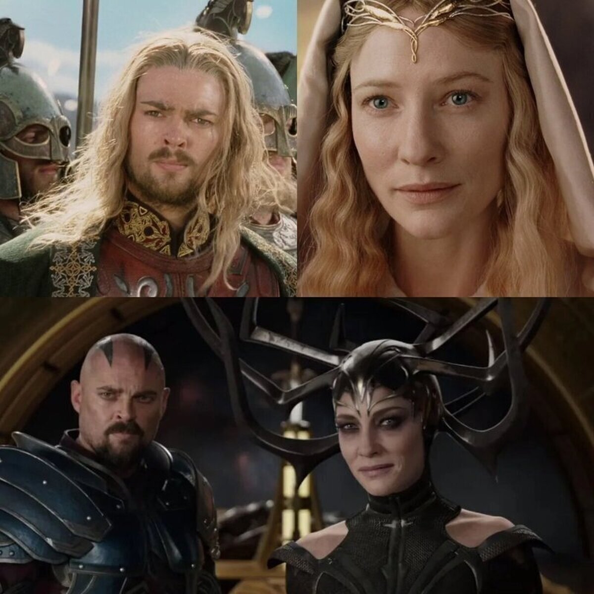 Como olvidar cuando Éomer y Galadriel unieron fuerzas y viajaron hasta Asgard a luchar contra Thor