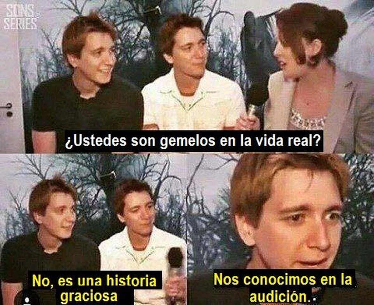 Cuando sientas que estás perdido/a en la vida, solo recuerda a la periodista que le preguntó a los Phelps si eran gemelos en la vida real.