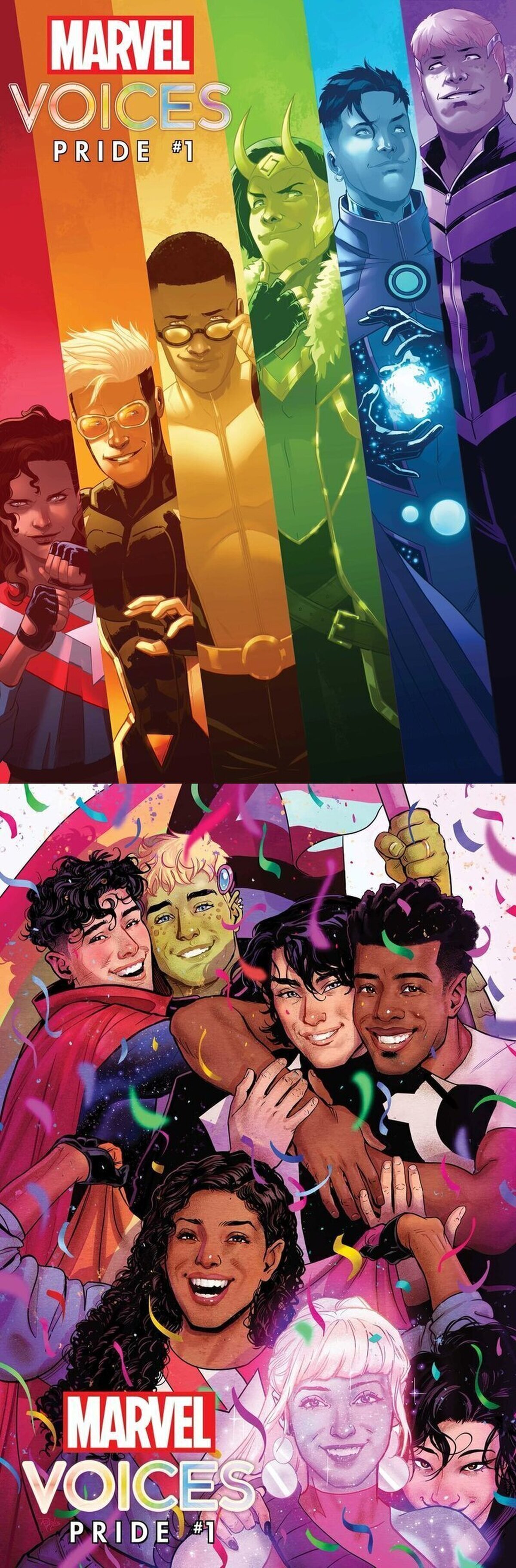 Marvel Comics revela las portadas del Marvel's Voices: Pride de este año, protagonizadas por los Jóvenes Vengadores