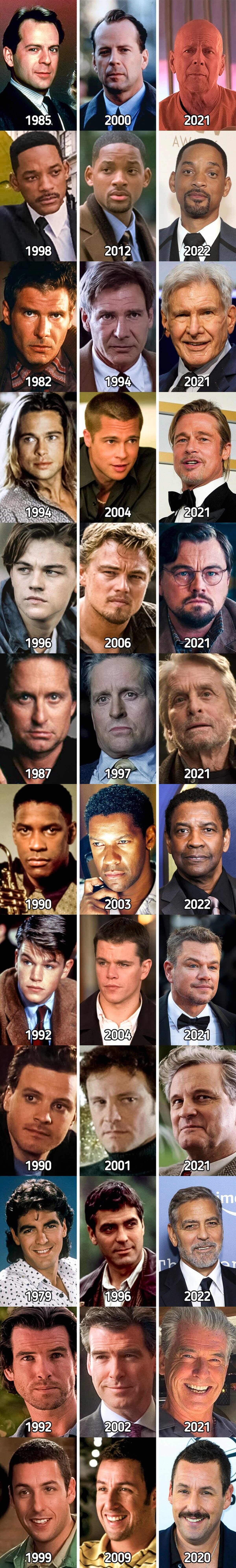 GALERÍA: Así han envejecido los 12 galanes más guapos de Hollywood