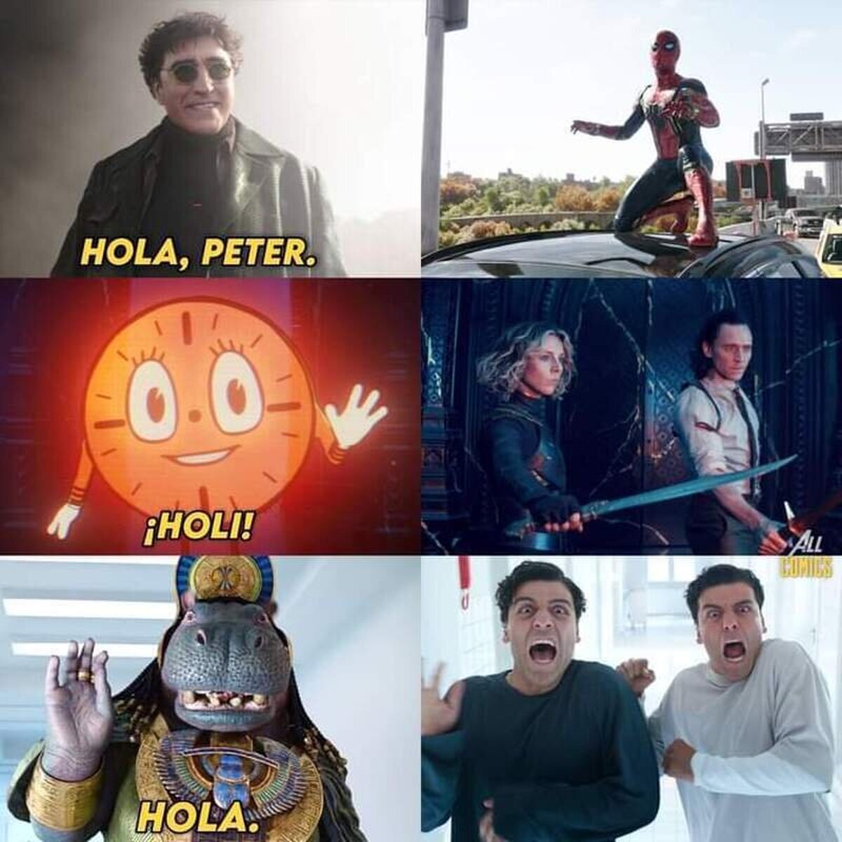 Los "HOLA" más espeluznantes de Marvel 