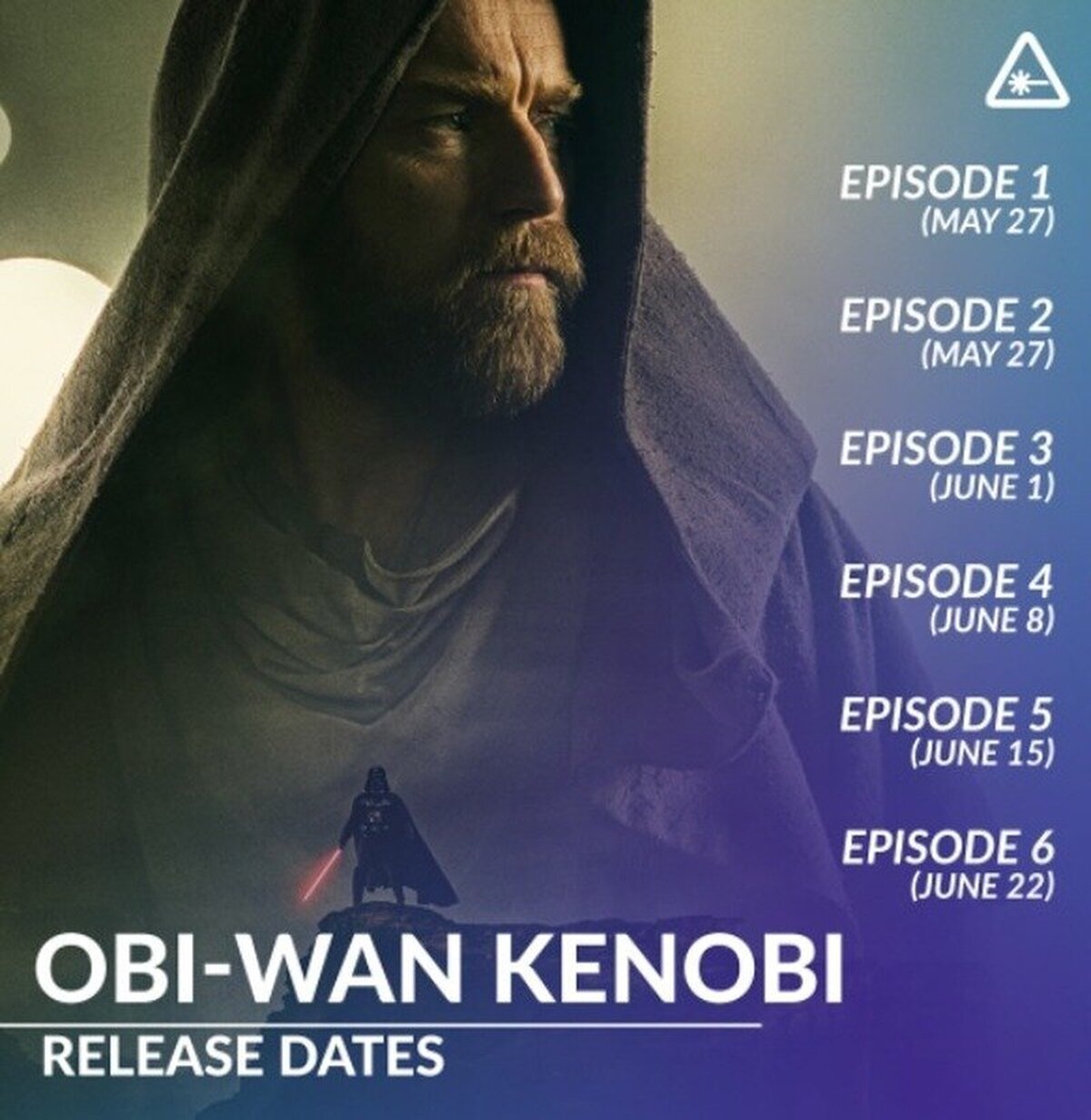 En cinco (5) días nos vamos a reventar la mitad de la serie de #ObiWan 