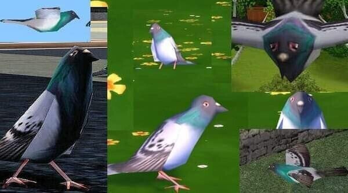 Recopilación de palomas derp en videojuegos
