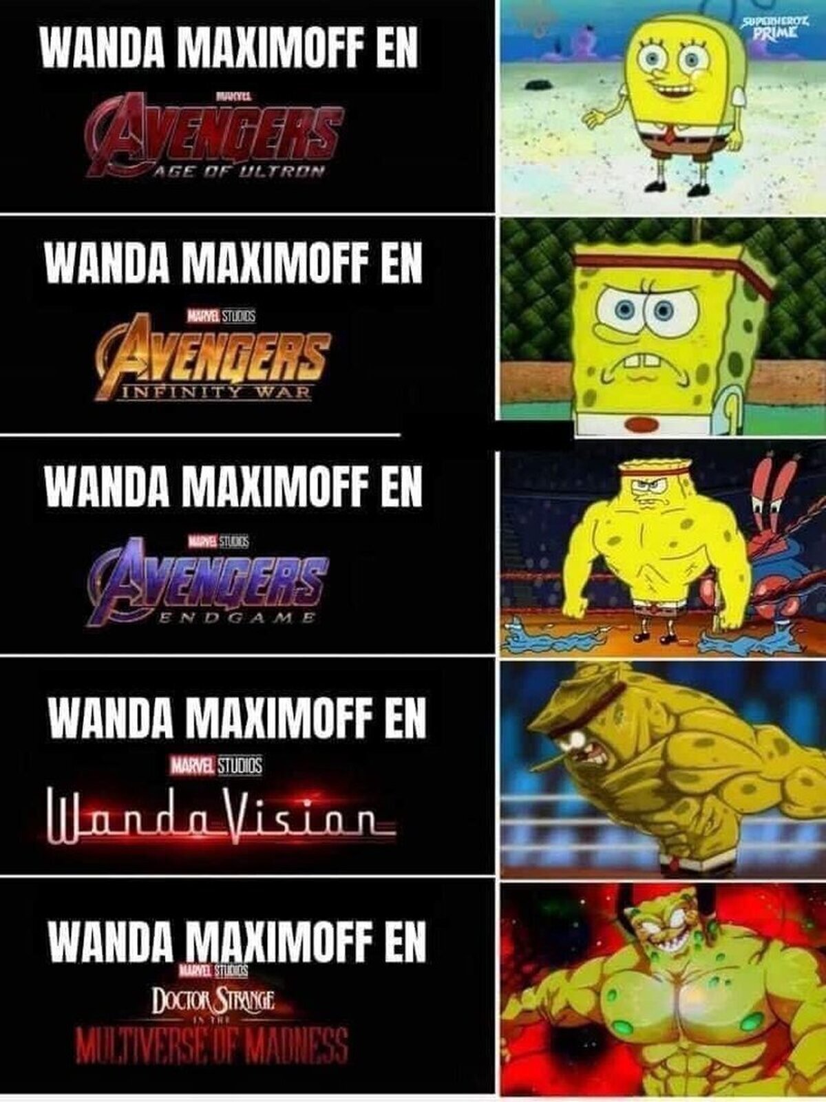 La evolución de #WandaMaximoff en el UCM  
