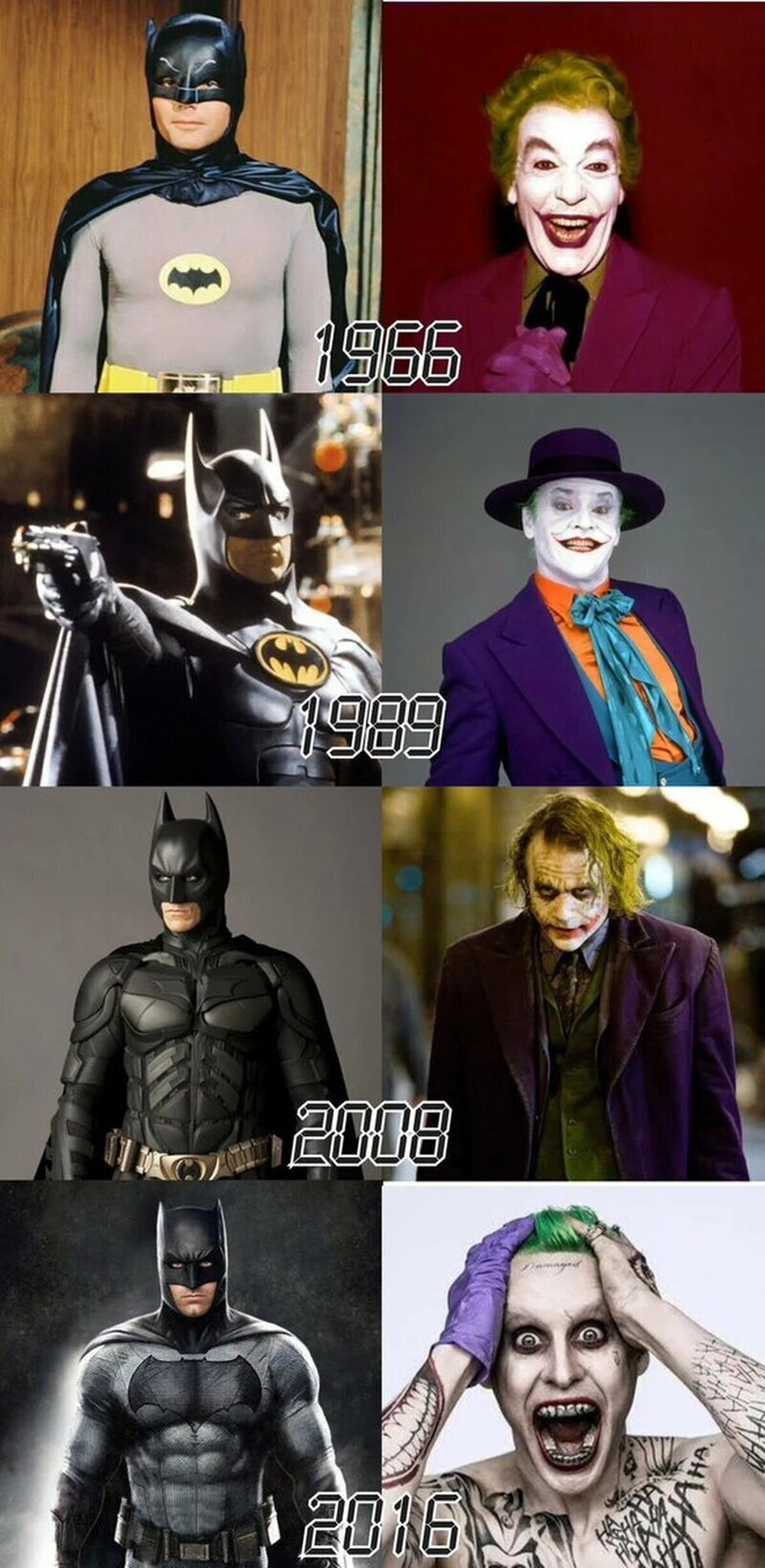 La evolución de la rivalidad entre #Batman y el #Joker 