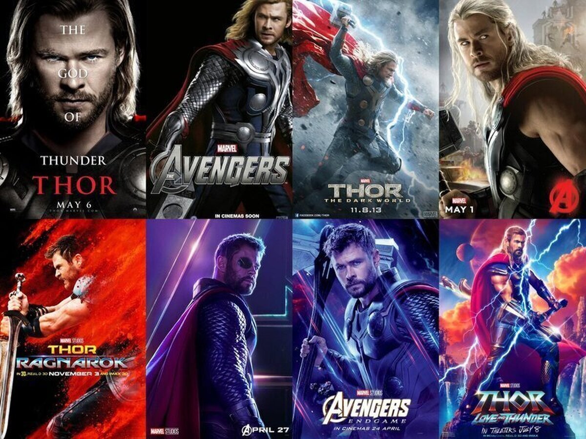 El viaje de 11 años de Chris Hemsworth como Thor desde 2011 hasta la actualidad 