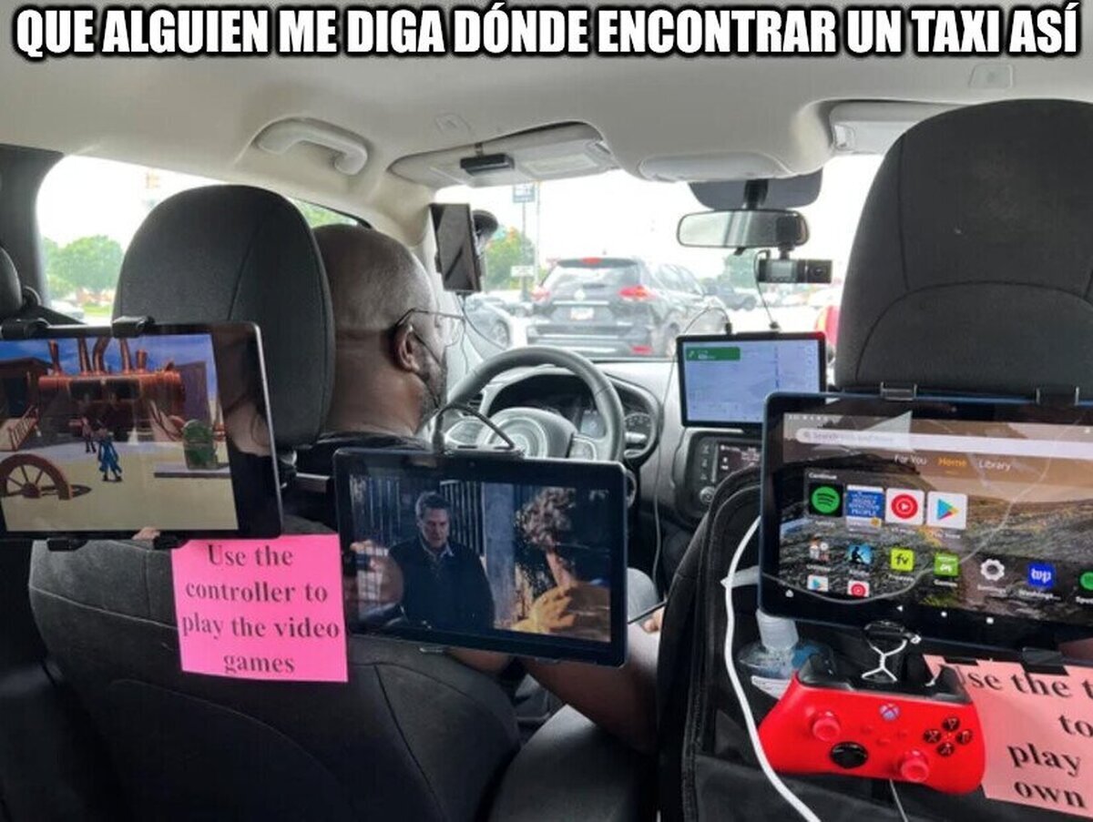 Si todos los taxis fueran así...