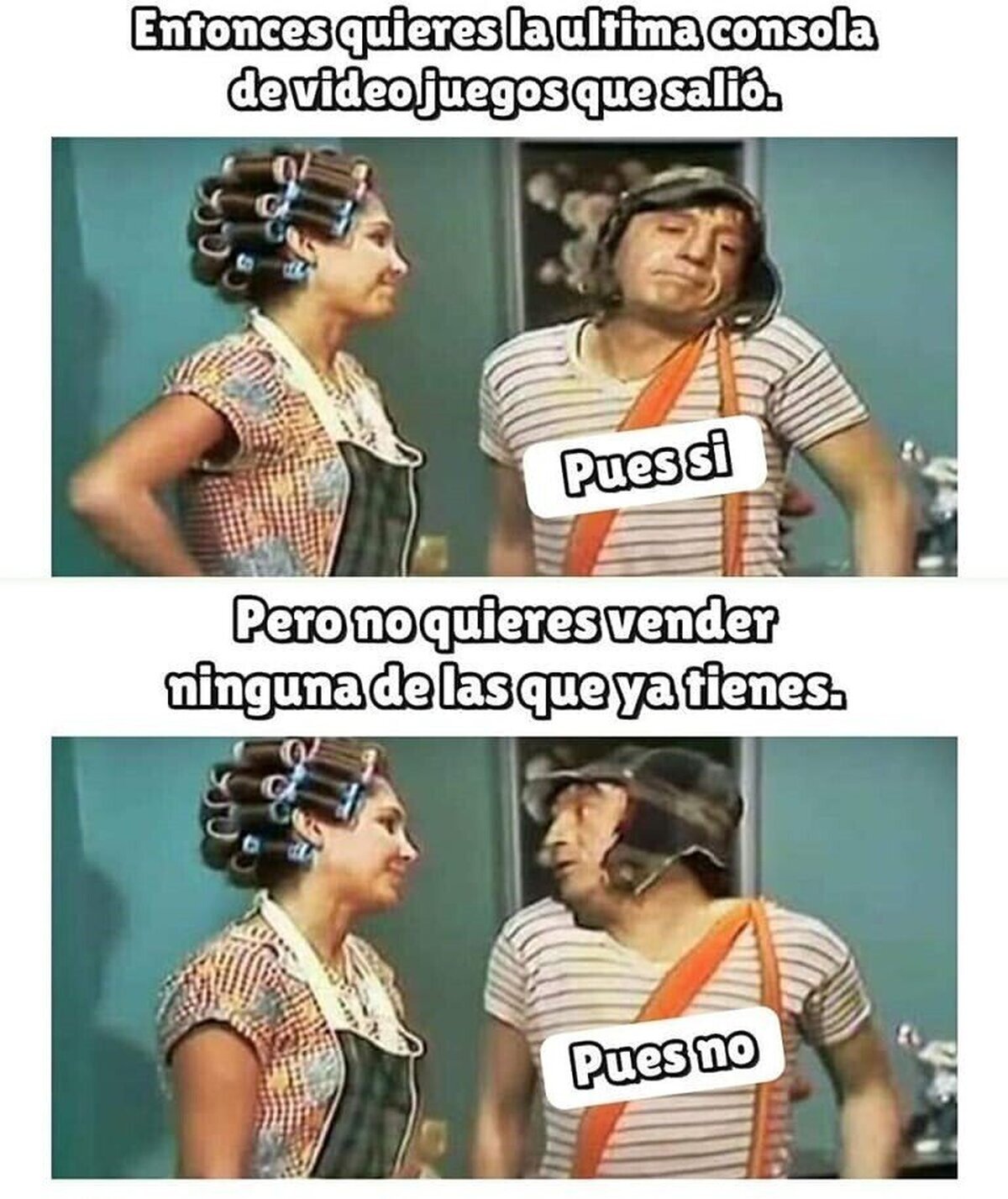 Así es, y nunca lo van a entender