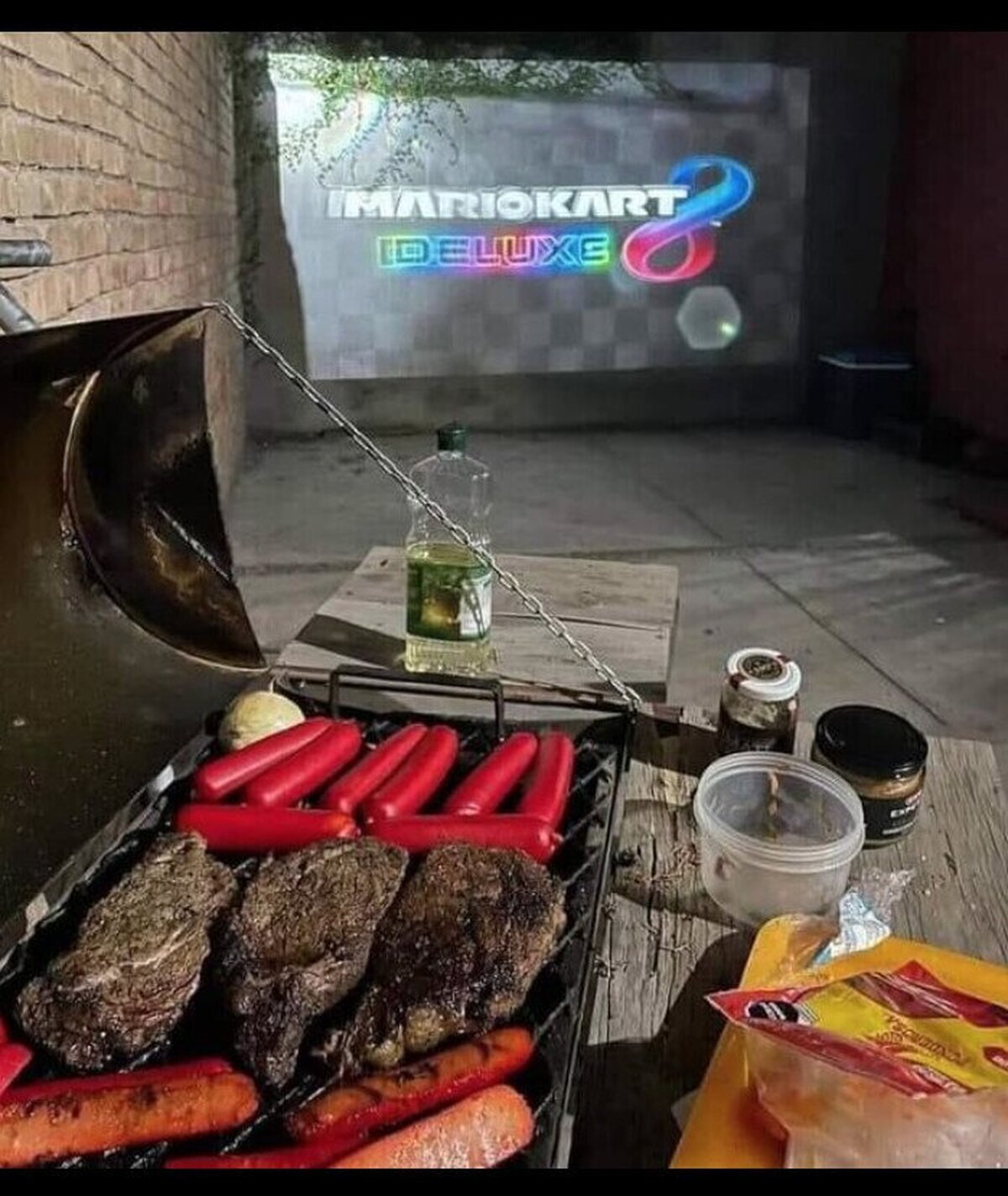 Si no vas a hacer un asado así, no me invites.