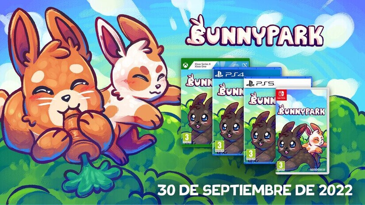 Alimenta, cría y juega con conejos en Bunny Park a partir del 30 de septiembre