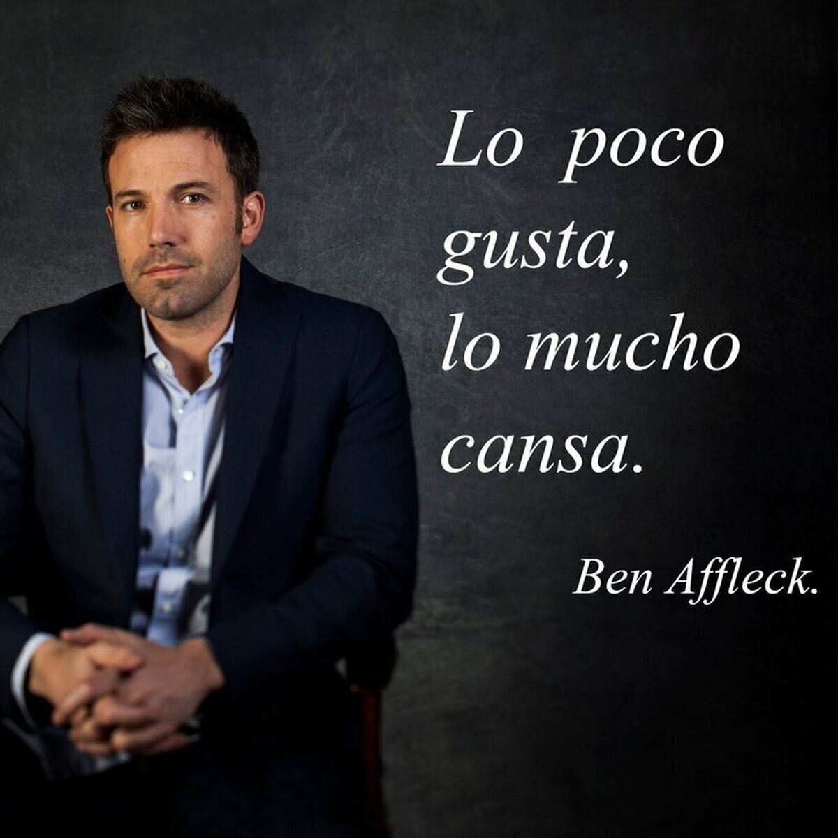 Ben Affleck publicando citas célebres en el Facebook de Jennifer López.  