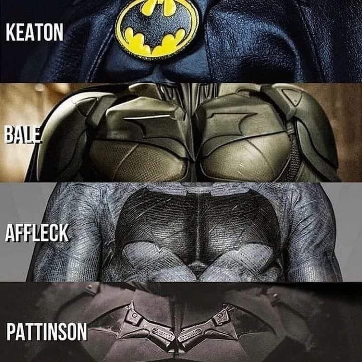 ¿CUAL ES VUESTRO BAT-SIMBOLO FAVORITO DE #BATMAN LIVE-ACTION? ?El mio es Keaton! ? 