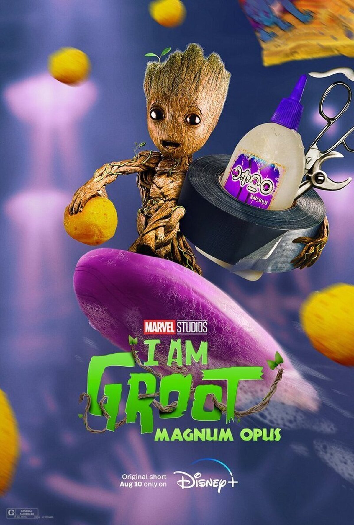 Nuevo póster de 'I am Groot'.Recordad que HOY se estrenarán todos los cortos.