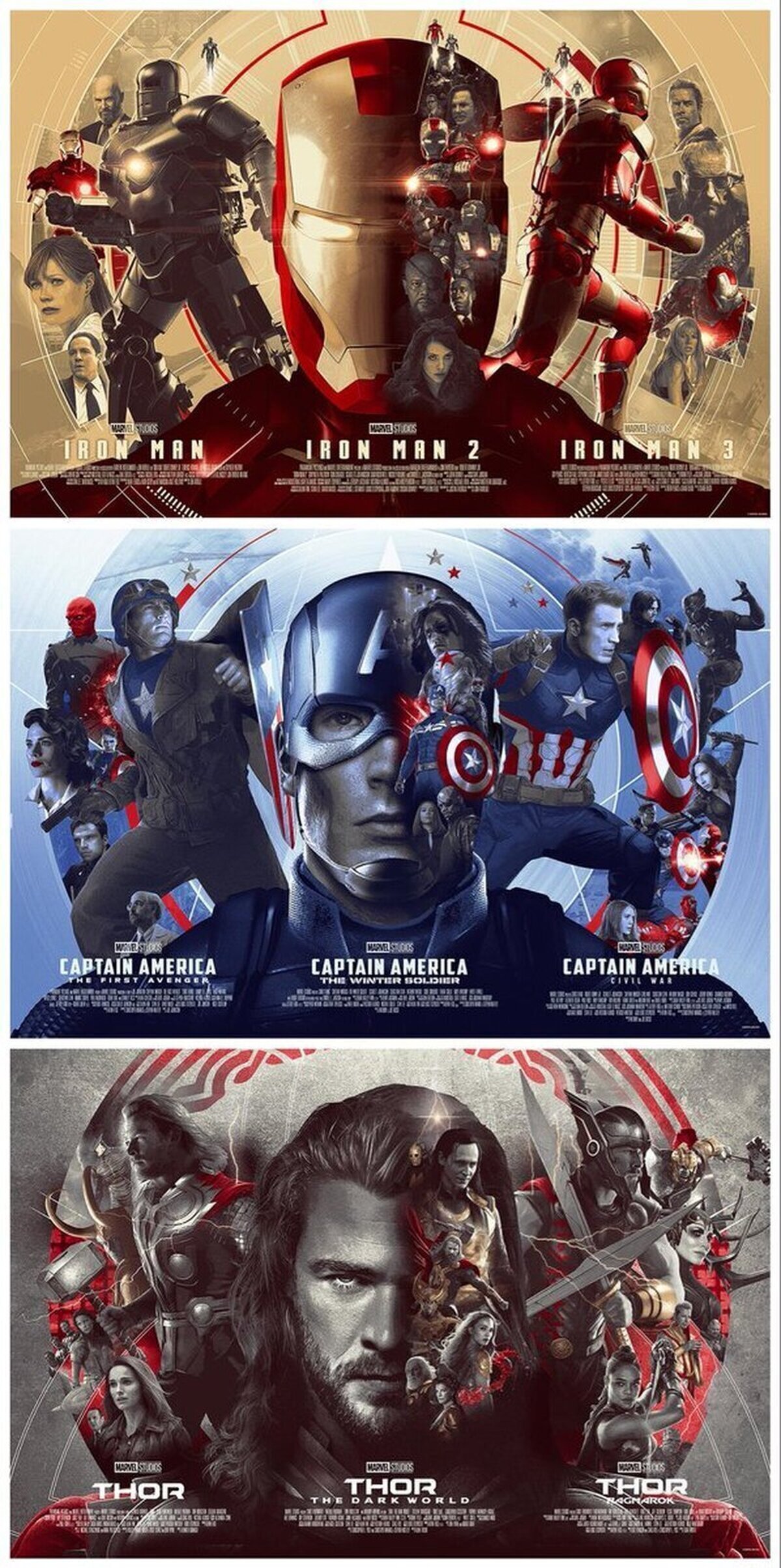 ¿Cuál es vuestra trilogía favorita de entre las protagonizadas por el trío de oro de Marvel Studios?