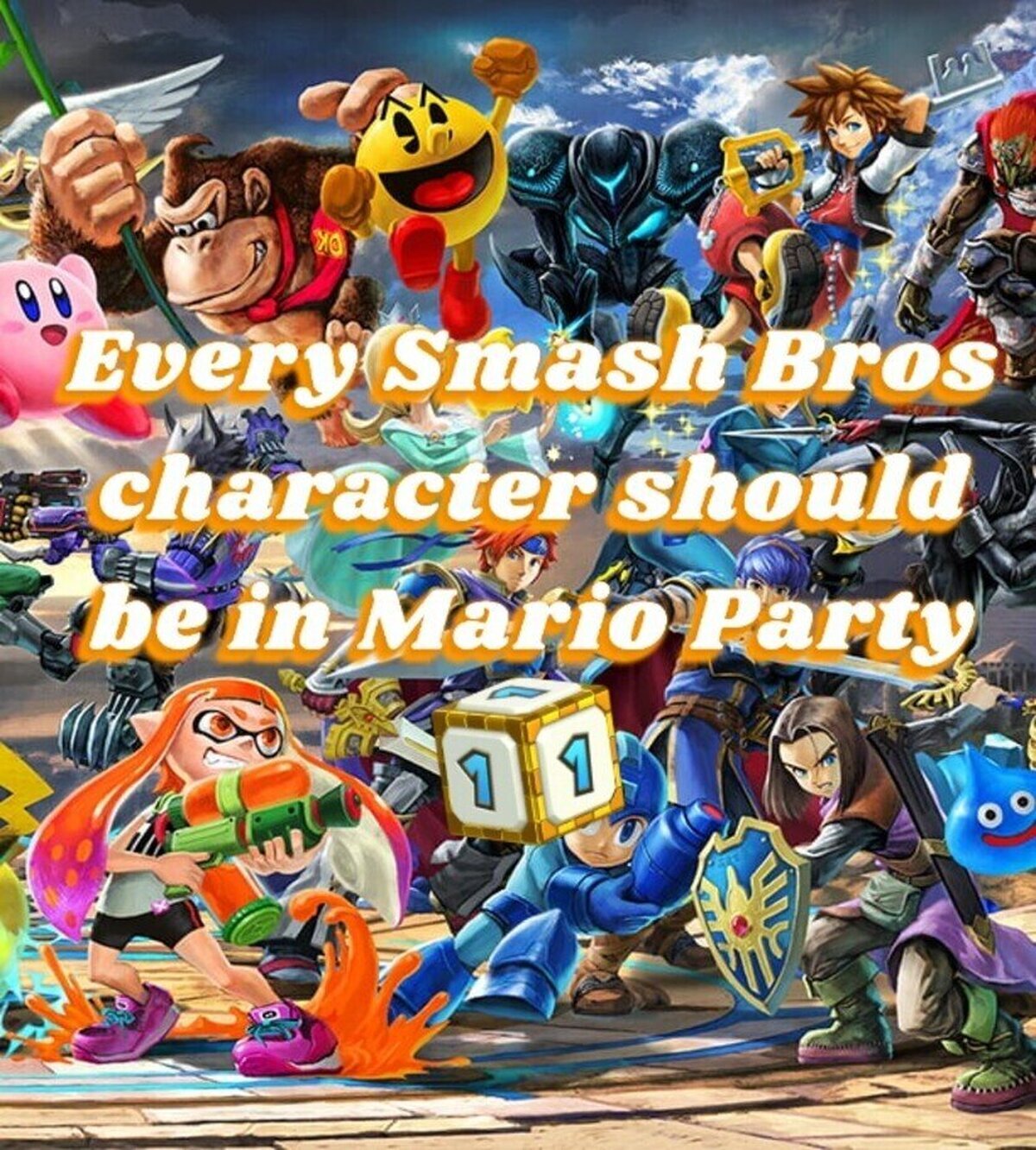 Los personajes de Smash Bros deberían estar en Mario Party