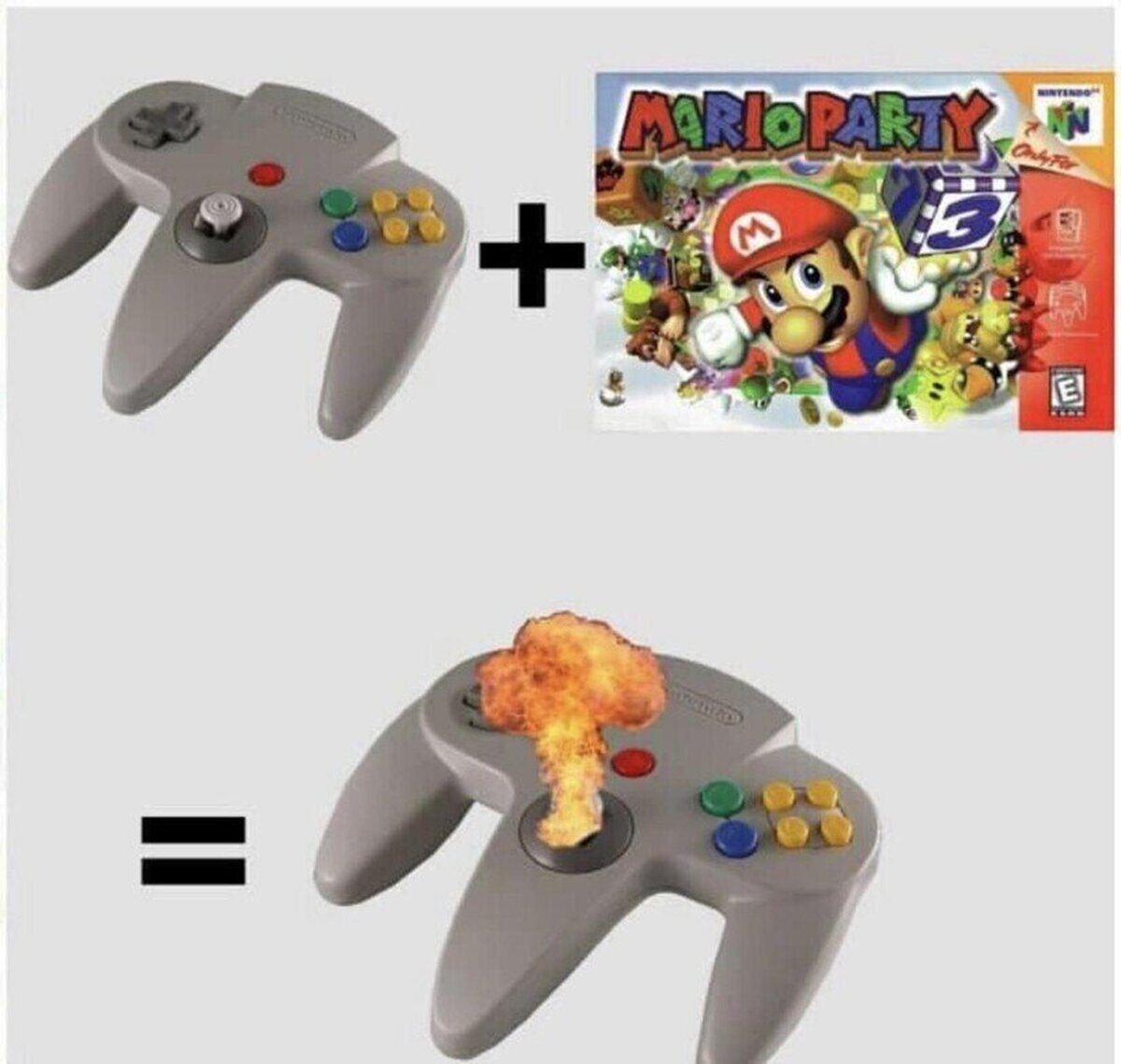 El destroza mandos de Nintendo 64