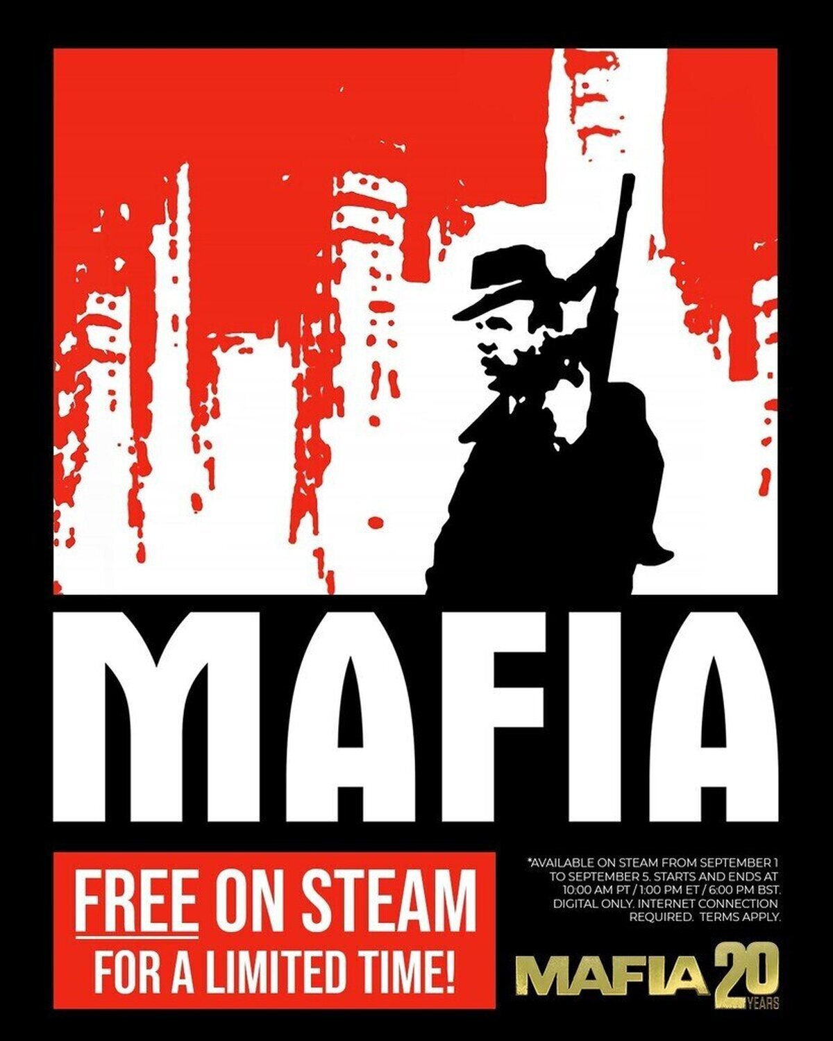 Podréis conseguir gratis el juego de Mafia del 1 al 5 de septiembre