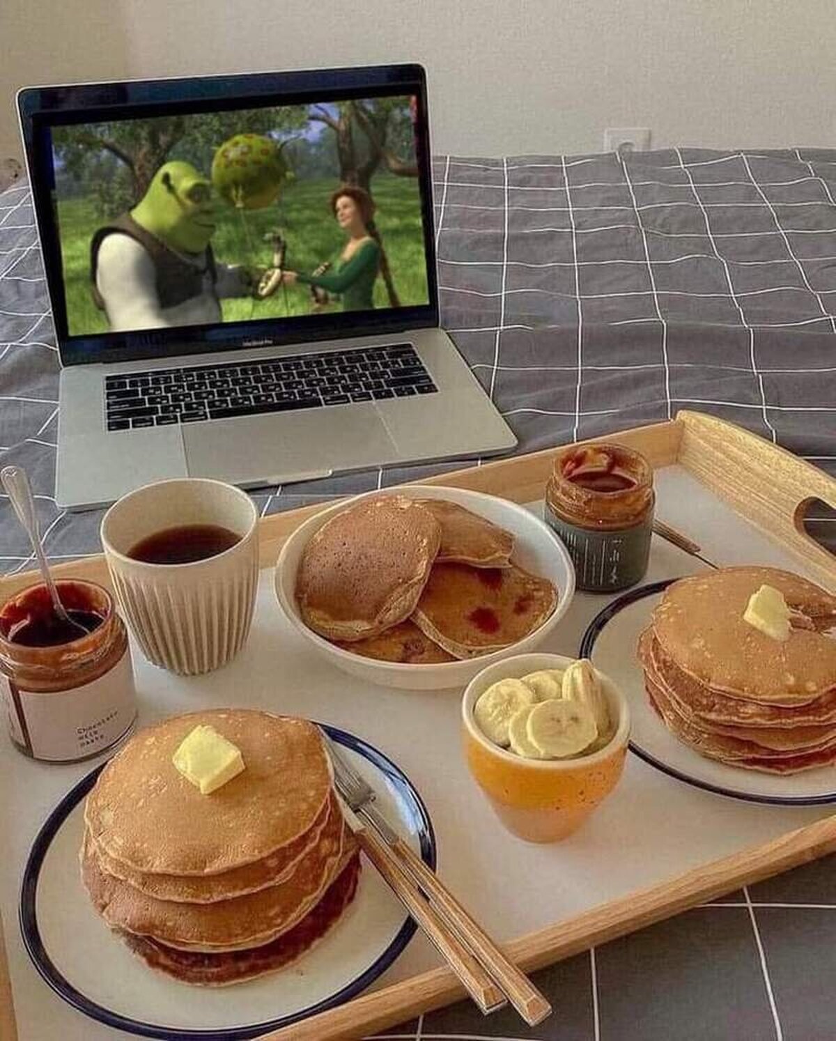 No puedo imaginar un mejor plan de desayuno