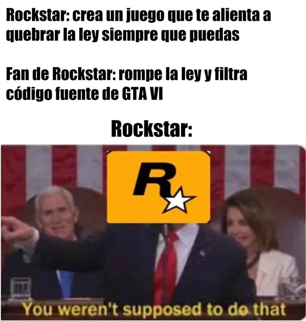 A ver Rockstar, ¿no queríais que fuéramos malotes?