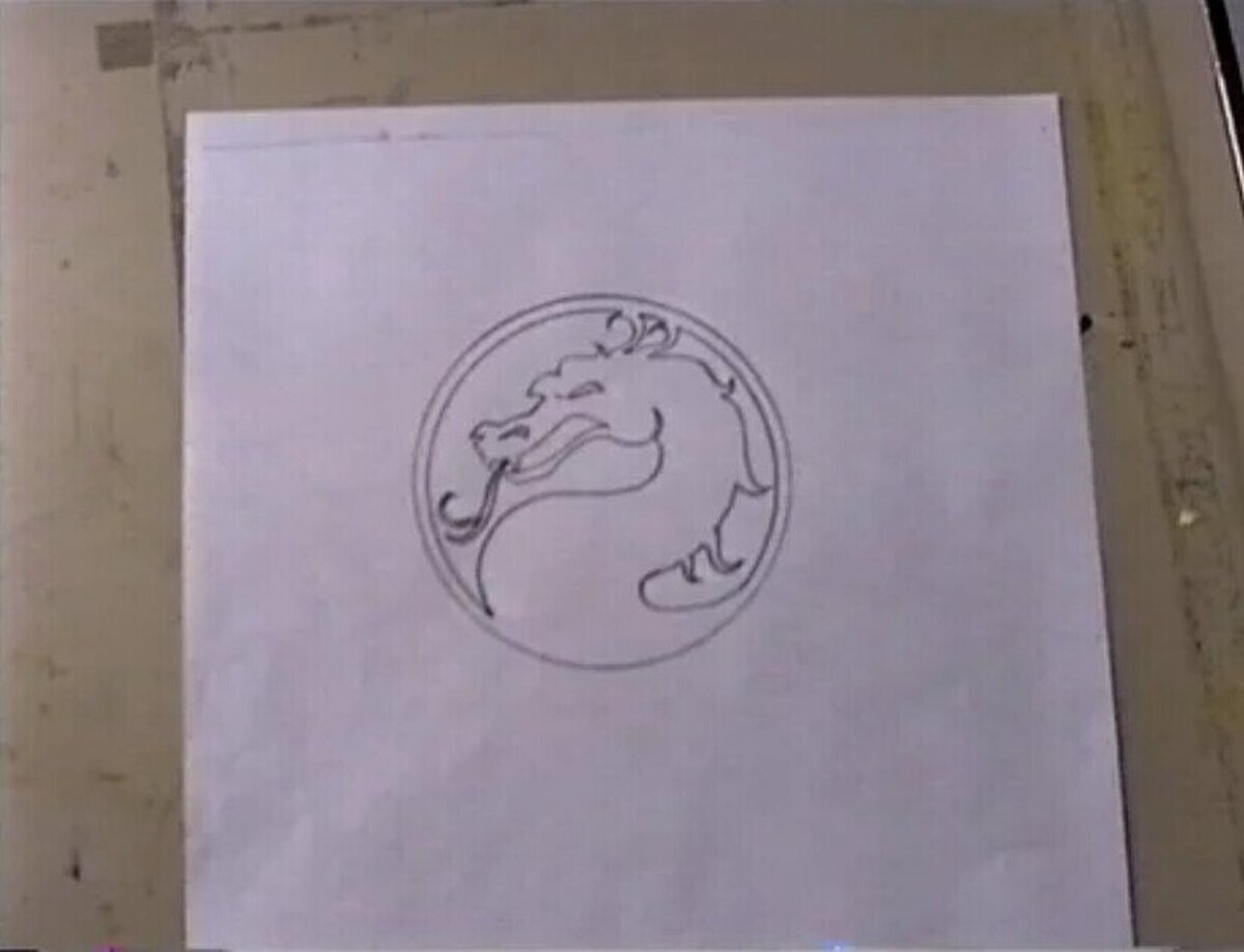 John Tobias compartió el primer boceto que hizo del logo de Mortal Kombat