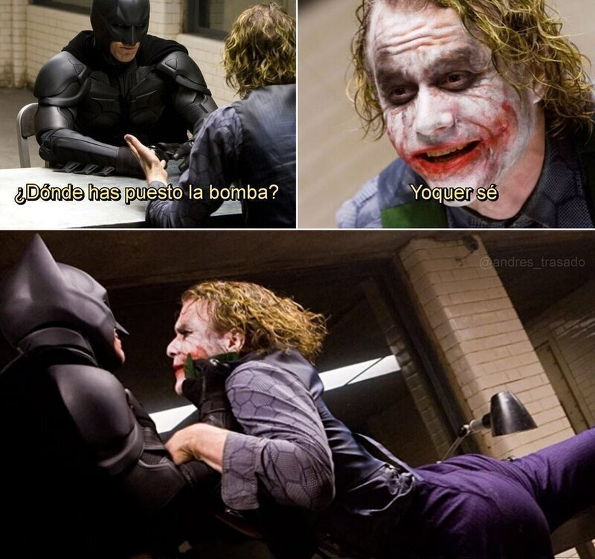 El duelo dialéctico entre Batman y Jocker sigue siendo la mejor escena de "El Caballero Oscuro"  