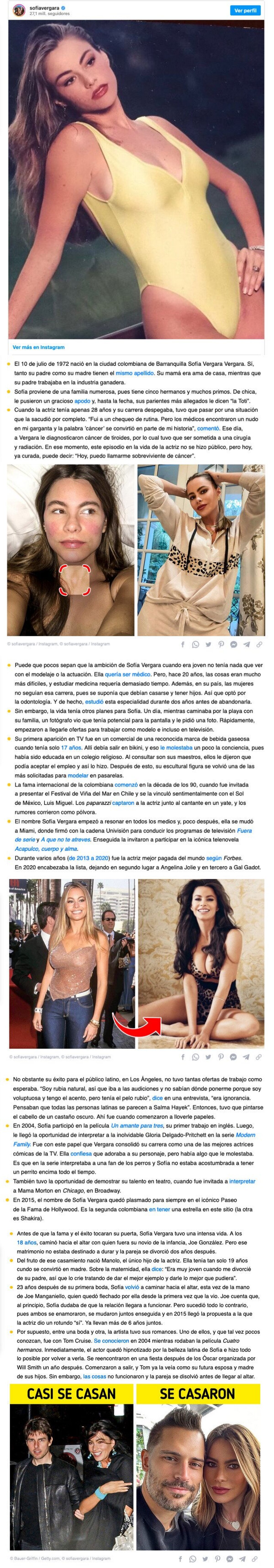 GALERÍA: 15+ Datos sobre Sofía Vergara que demuestran que es mucho más que una cara bonita